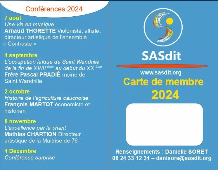 Renouveler votre adhésion 2024 en ligne
